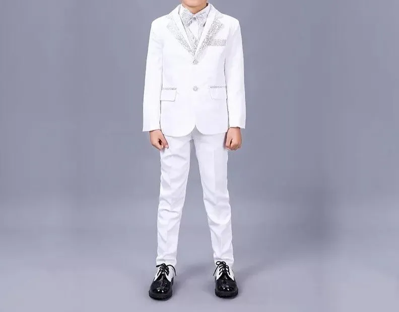 Boys formal wedding Tuxedo ring bearer wedding suit