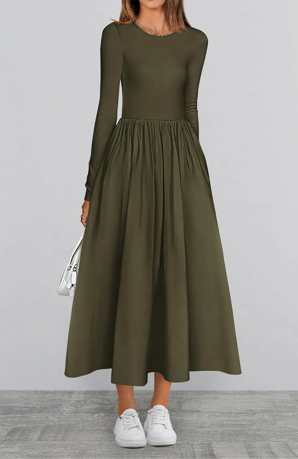 BTFBM Casual Long Sleeve Dresses Spring Dresses 2025 Wedding Guest Dress Midi Dress Flowy Bohemian Long Dress