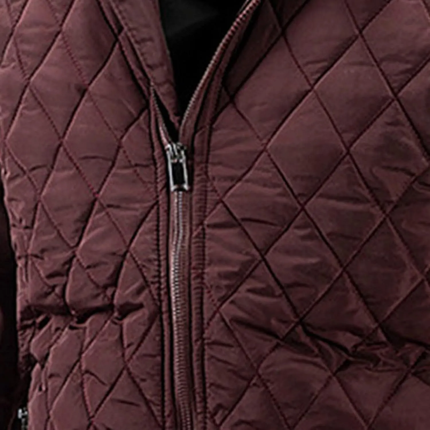 JEShifangjiusu Men'S Bomber Jacket Fall Winter Warm Jackets Outwear Zipper Pockets Full Zip Padded Coats Thick Jackets