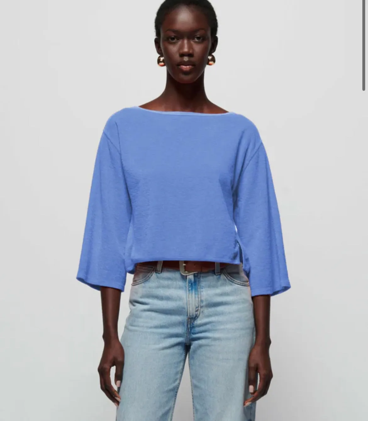 Nation Ltd. Fallon Terry Cloth Popover Sweatshirt