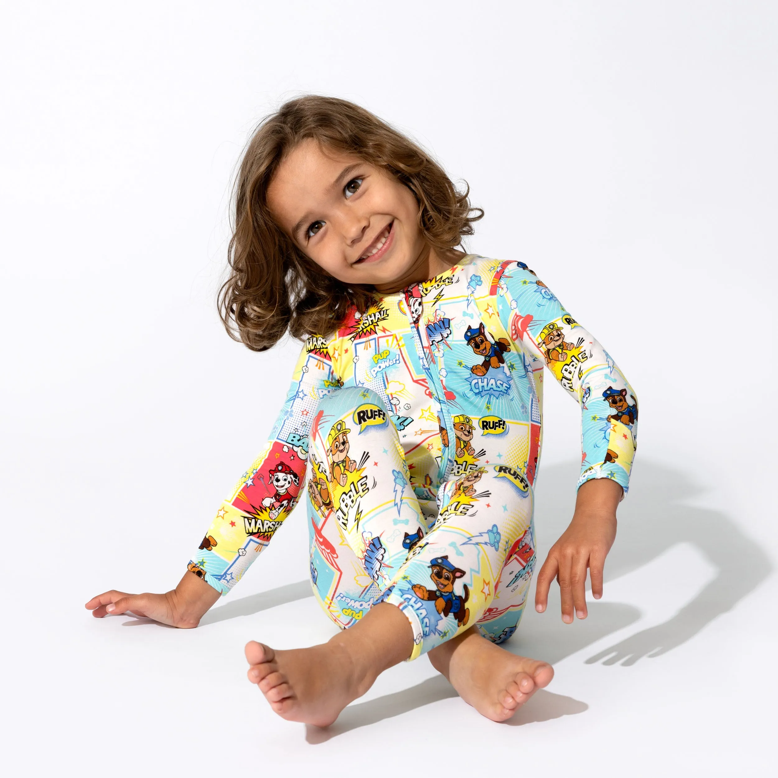 PAW Patrol: Comic Boy Pups Bamboo Convertible Footie