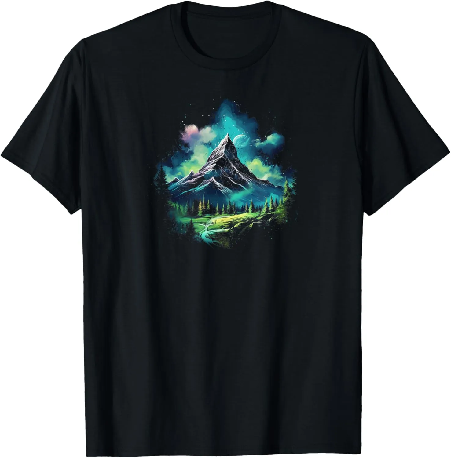 Serene Mountain Landscape T-Shirt