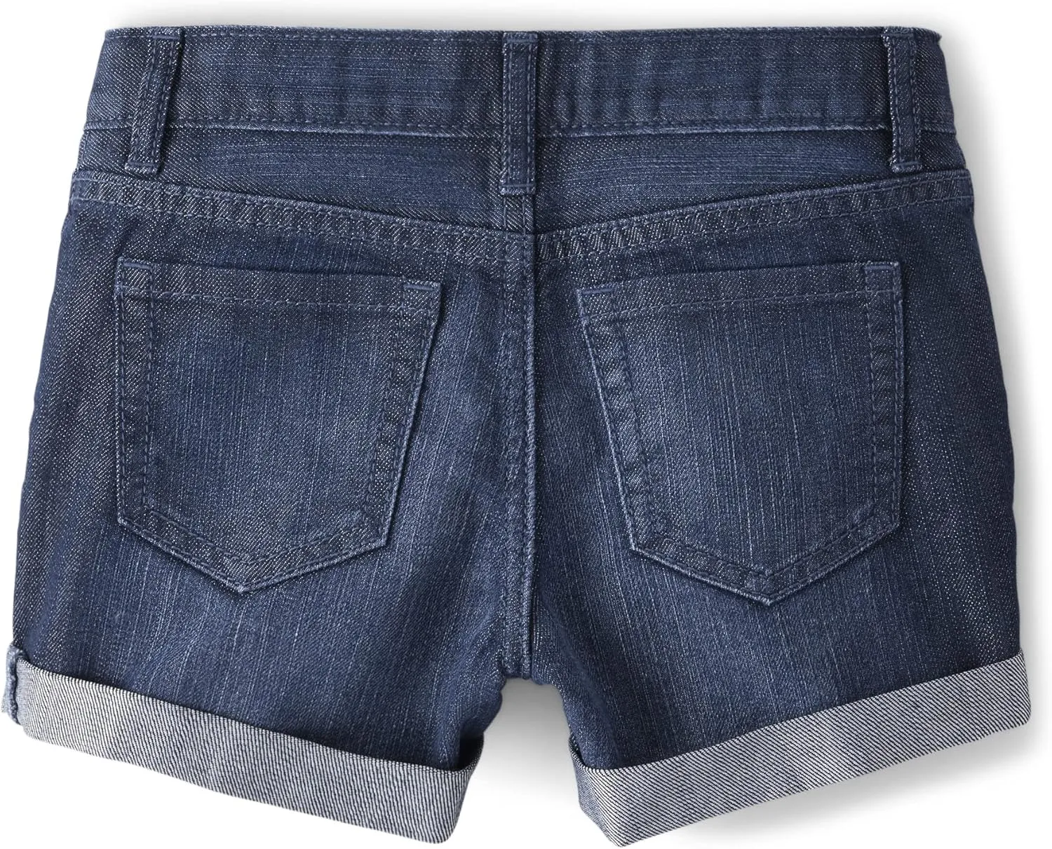 The Children's Place Girls Roll Cuff Denim Shortie